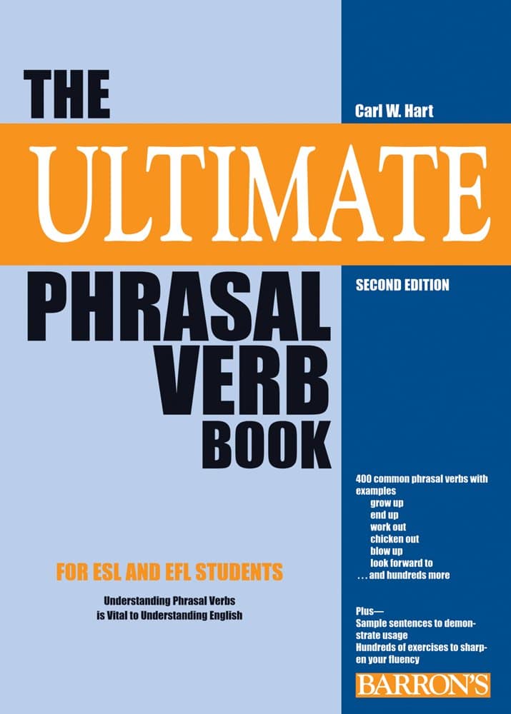 Capa do livro "The Ultimate Phrasal Verb Book."
Melhores livros para aprender inglês